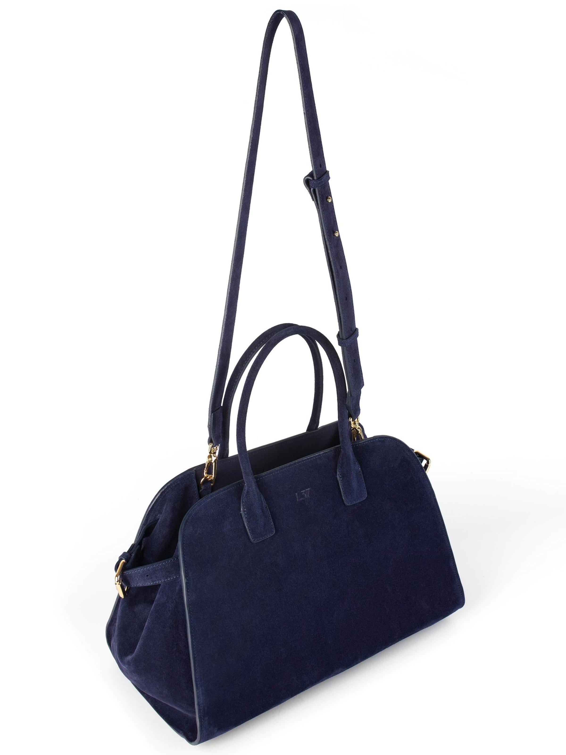 L37 HANDMADE SHOES Håndtaske 'BON VOYAGE' i blå