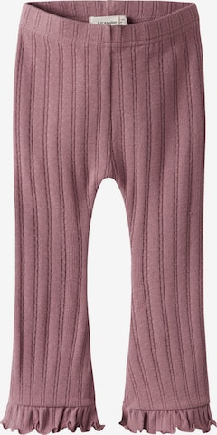 Lil'Atelier Bootcut Leggings in Roze: voorkant
