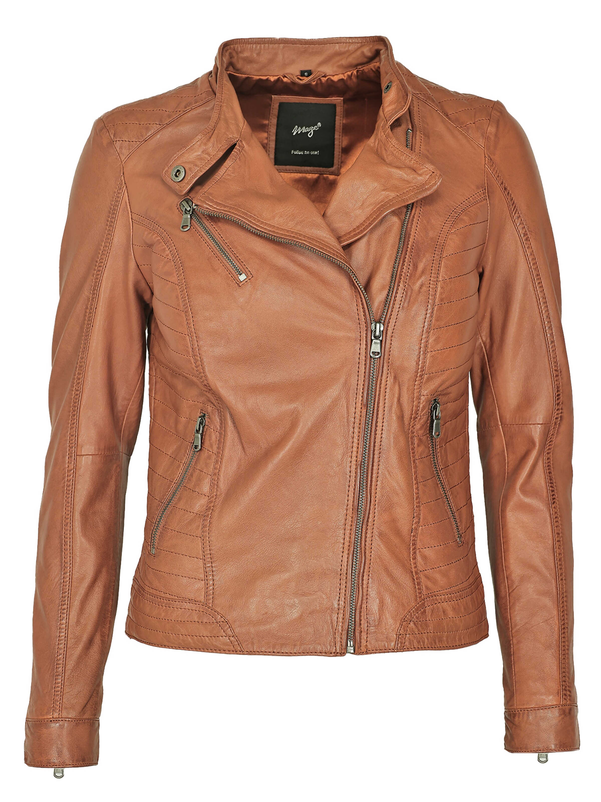Maze Tussenjas ' 4202165 ' in Bruin: voorkant
