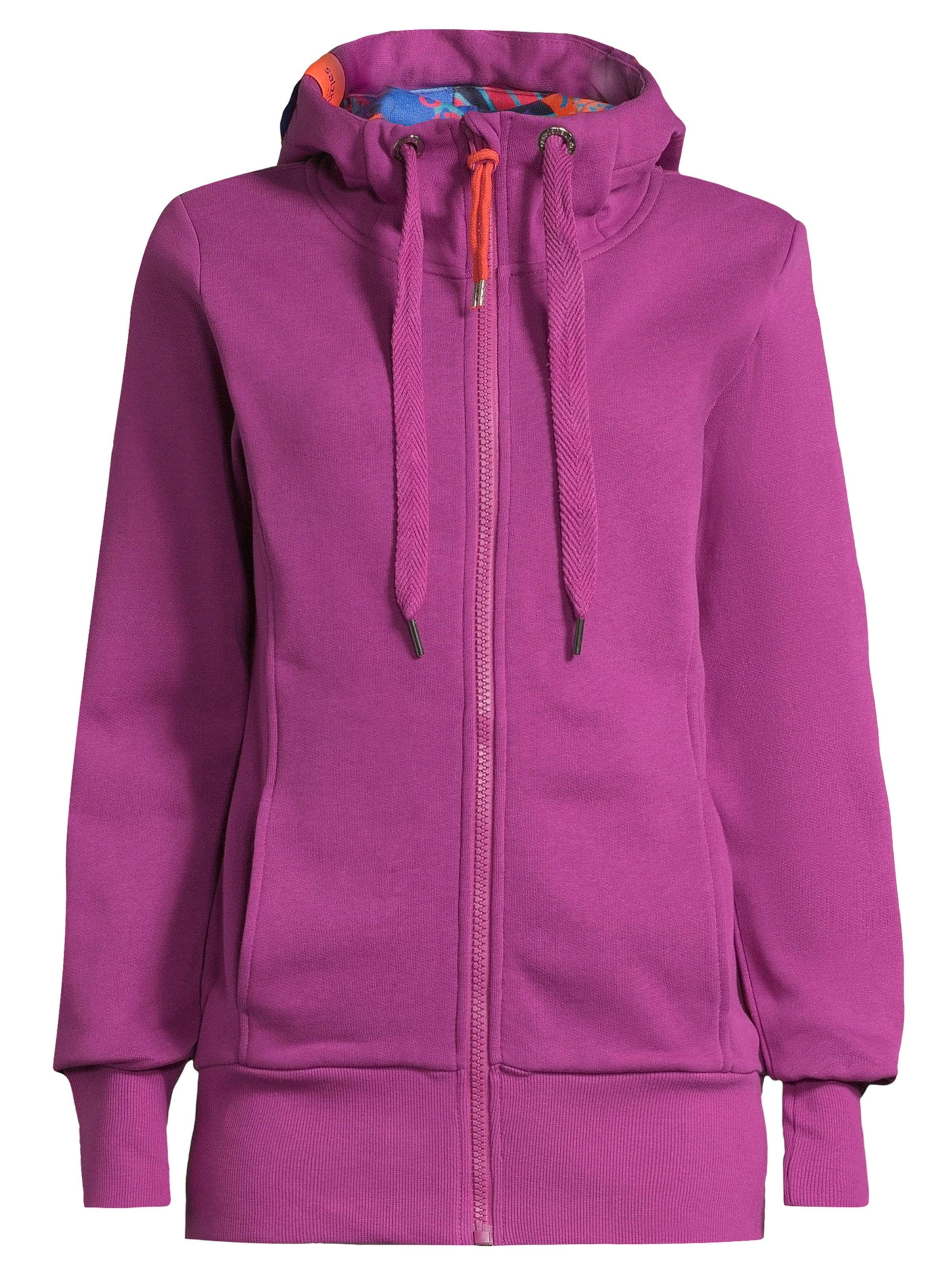 salzhaut Sweatjacke 'Schandarm' in Lila: Vorderseite