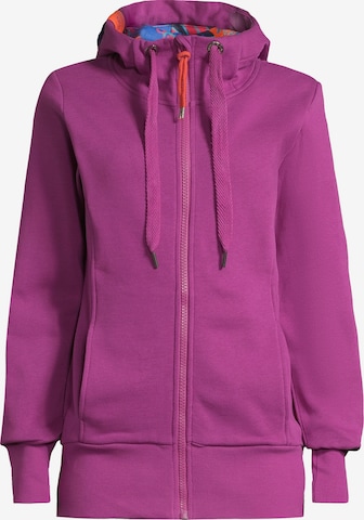 Veste de survêtement 'Schandarm' salzhaut en violet : devant