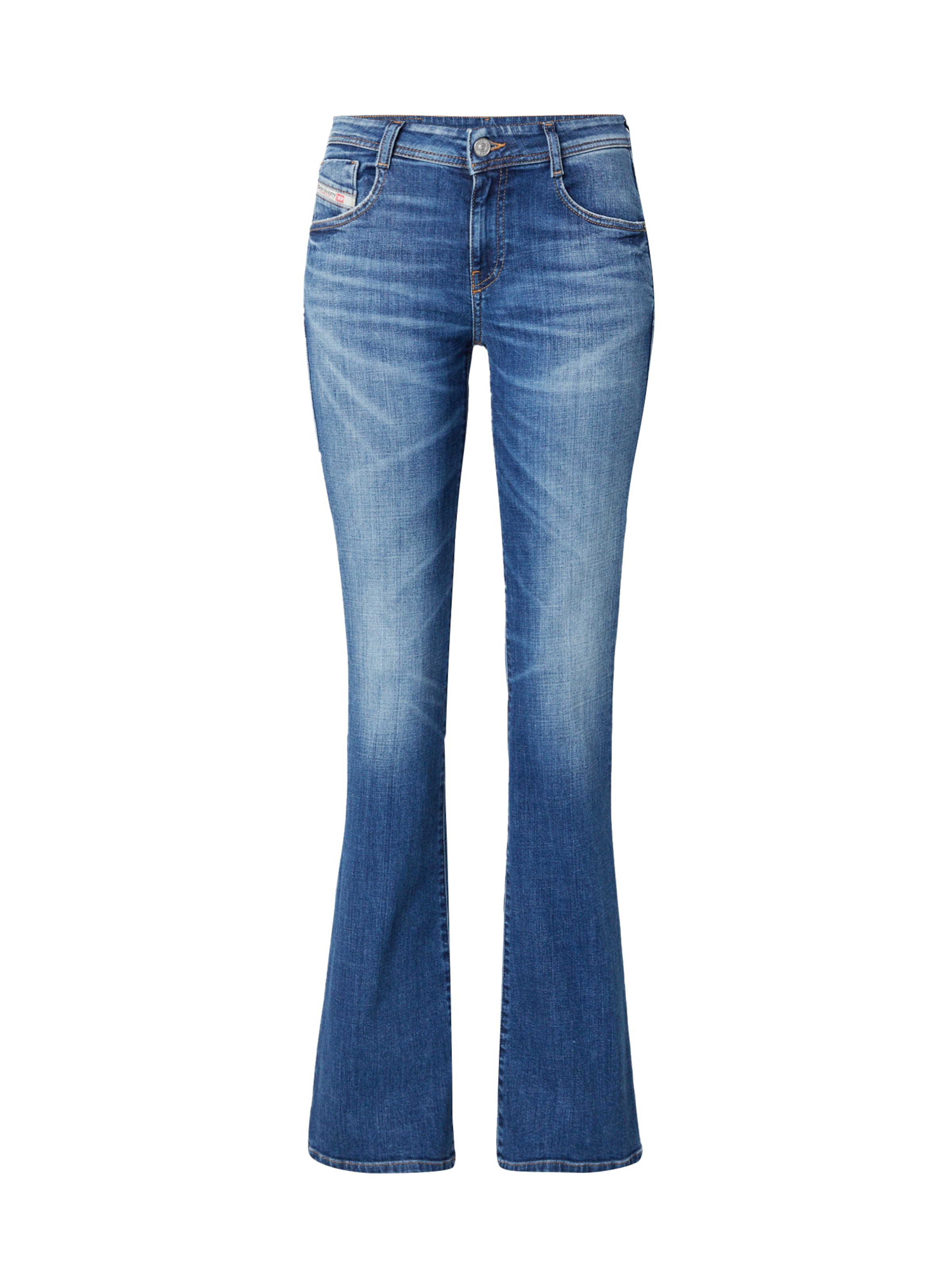 DIESEL Flared Jeans &#x27;1969 D-Ebbey&#x27; in Blauw: voorkant