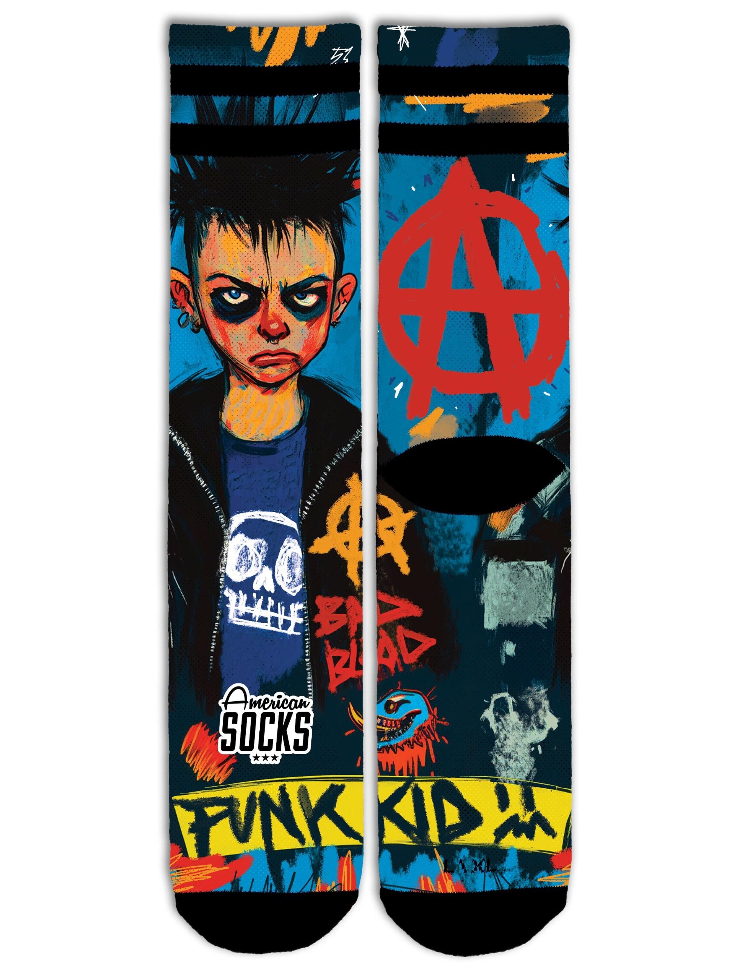 Calzino 'Youth Renegade' di American Socks in blu