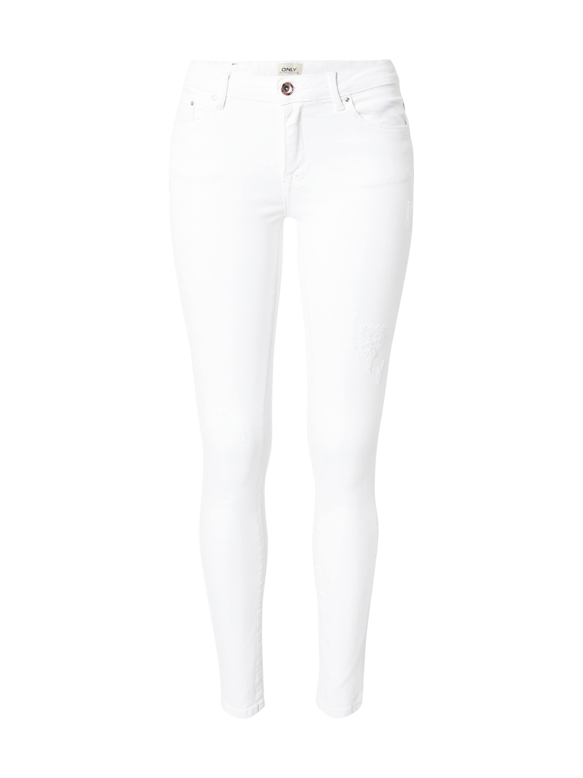 ONLY Skinny Jeans 'PAOLA' in White: front