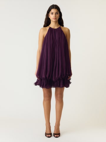 Robe de cocktail 'YASLINERA' YAS en violet : devant
