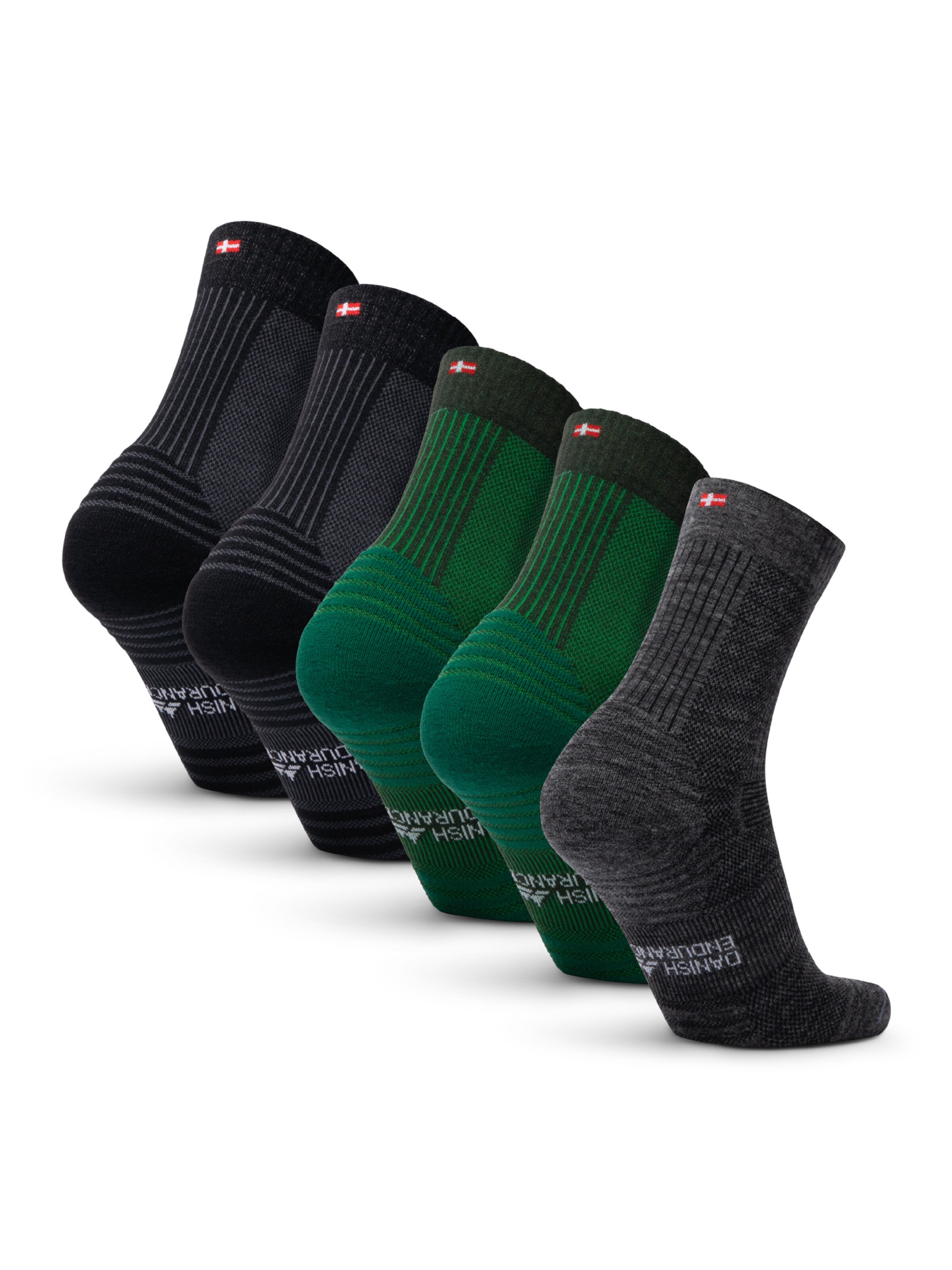 DANISH ENDURANCE Athletic Socks in Grey