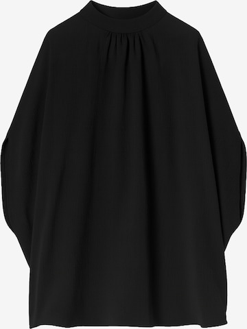 Chemisier Elara en noir : devant