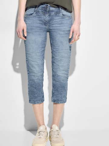 CECIL Slimfit Jeans 'Scarlett' in Blauw