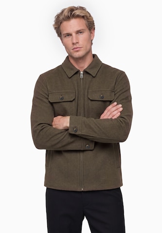 DreiMaster Klassik Between-season jacket 'Classic' in Brown: front