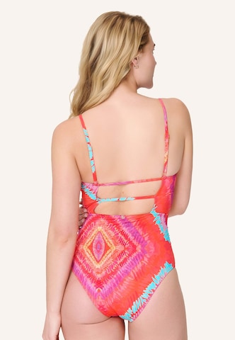 LingaDore Bandeau Badeanzug in Mischfarben