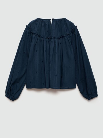 MANGO KIDS Bluse 'DOTTY' i blå