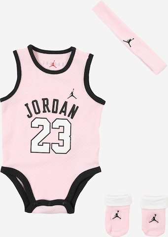 Ensemble de linge Jordan en rose : devant