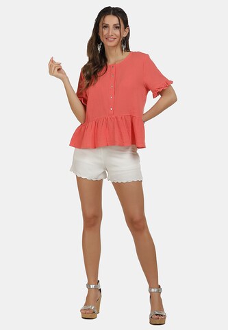 IZIA Blouse in Orange