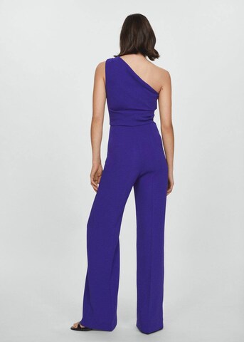 MANGO Jumpsuit 'Yes' in Blauw