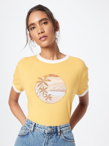 ROXY Shirt 'BAILING DREAM' in Yellow: front