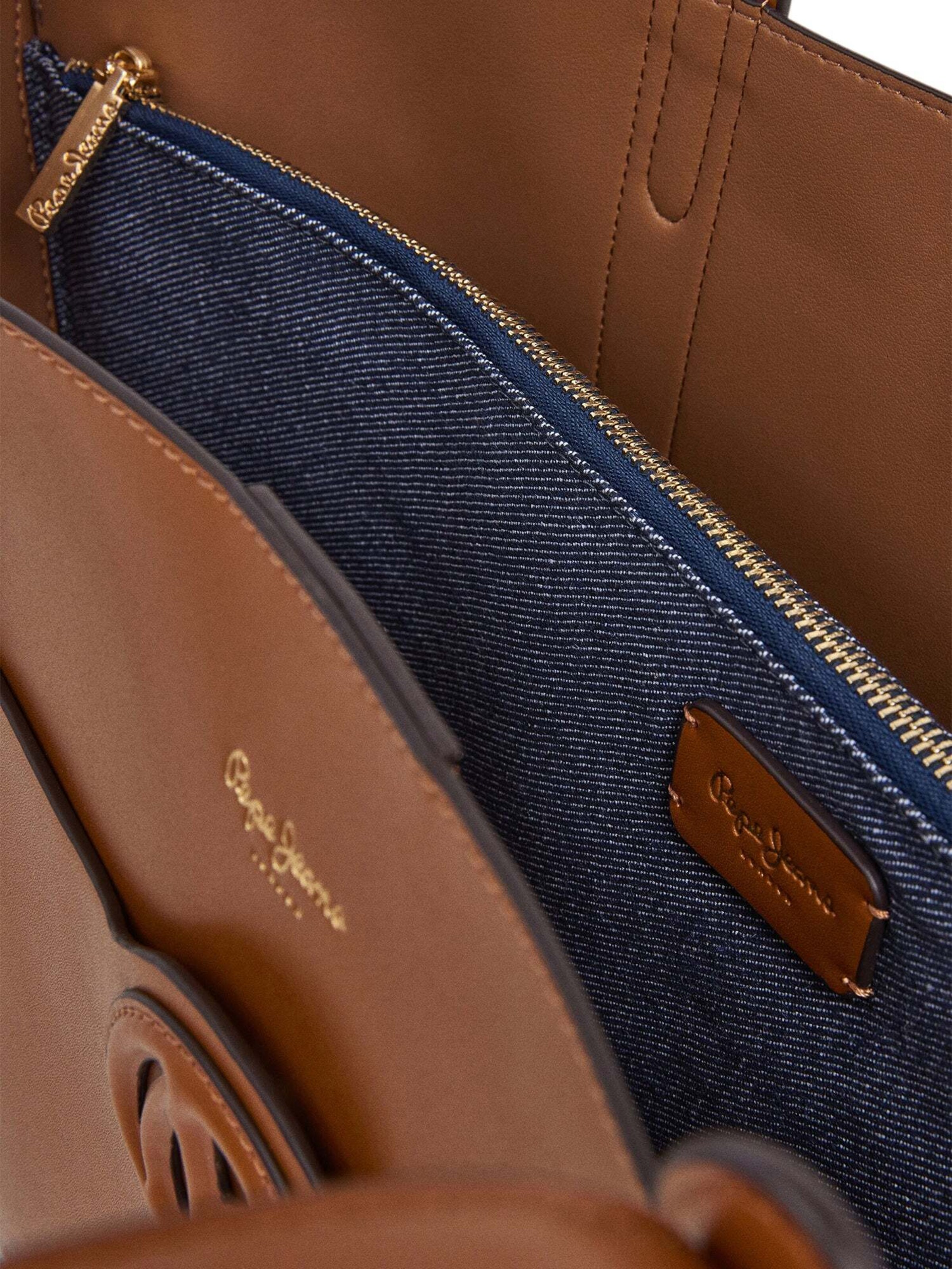 Borsa a mano di Pepe Jeans in marrone
