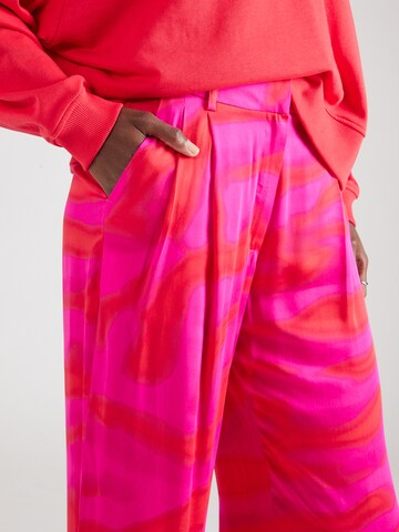 TAIFUN Широка кройка Панталон с набор в розово