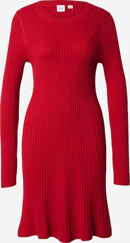 GAP Stickad klänning i röd: framsida