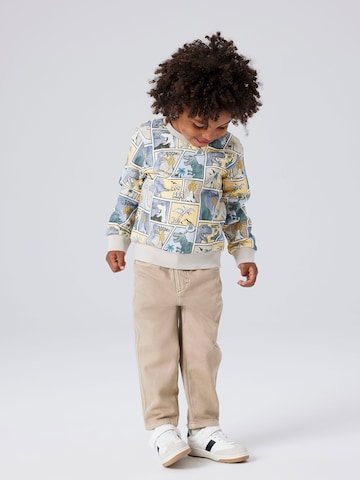 NAME IT Sweatshirt 'NMMSIKALAS' in Beige