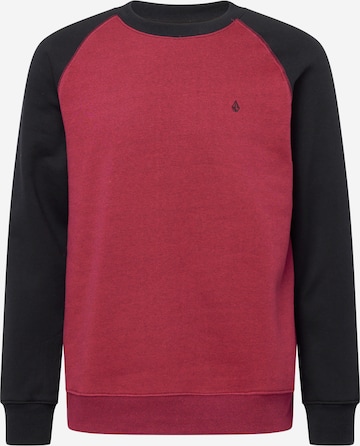 Volcom - Sweatshirt 'HOMAK' em vermelho: frente