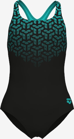 ARENA Sportbadeanzug 'Kikko' in Schwarz: Vorderseite