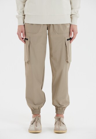 SOS Tapered Cargo Pants 'Salonga' in Brown: front