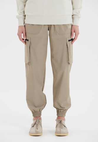 SOS Tapered Cargo Pants 'Salonga' in Brown: front