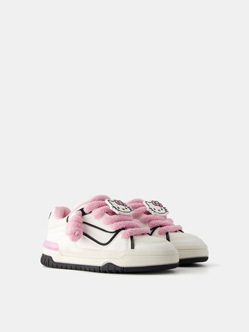 Bershka Sneakers laag in Wit