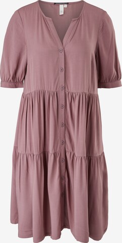 Robe-chemise QS en violet