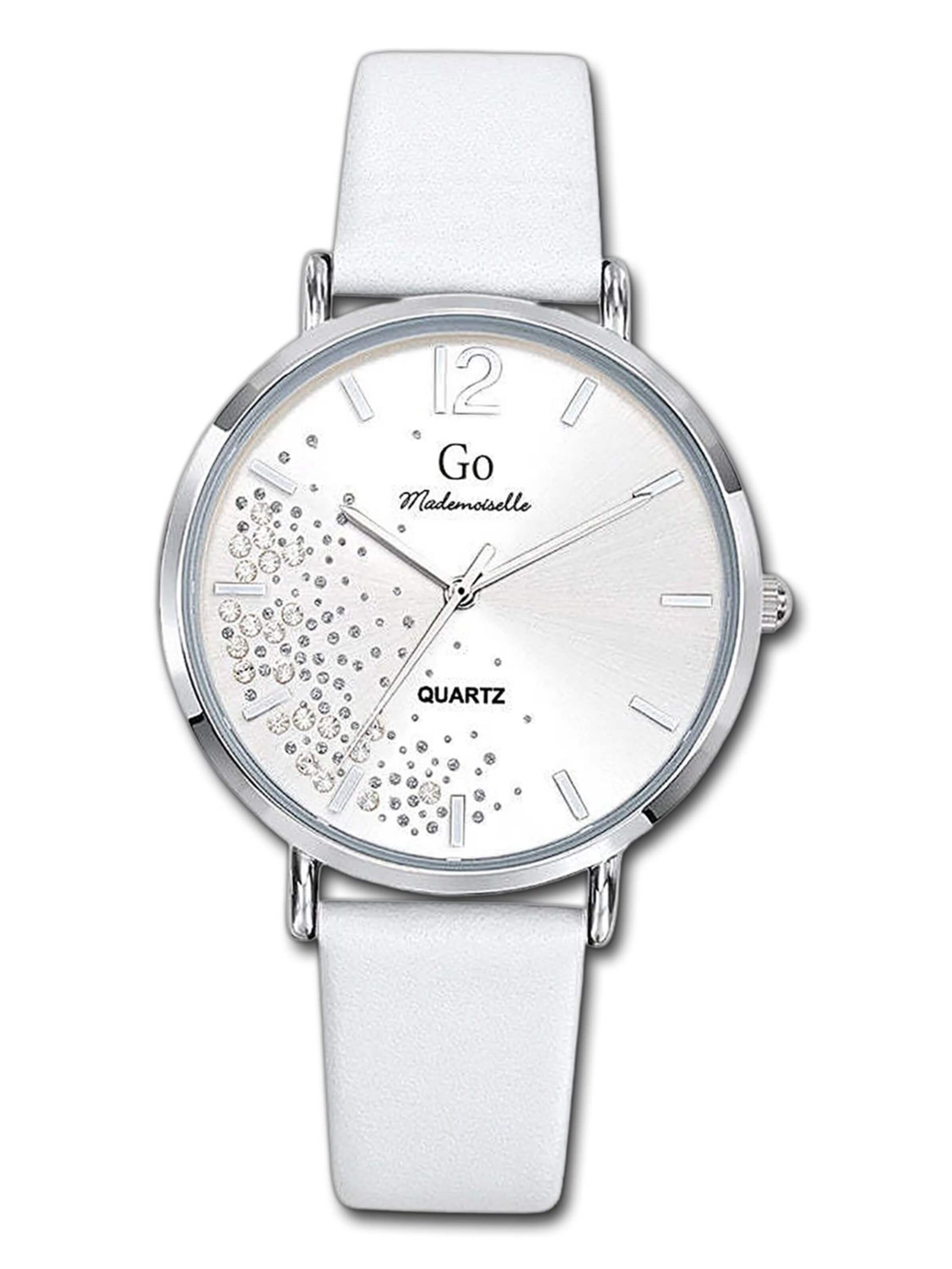 Orologio analogico di GO GirlOnly in bianco: frontale