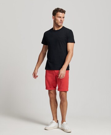 Superdry Slimfit Chinohose in Rot