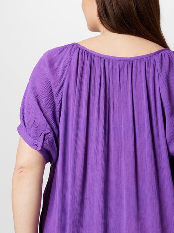 KAFFE CURVE Tunic 'Ami' in Purple