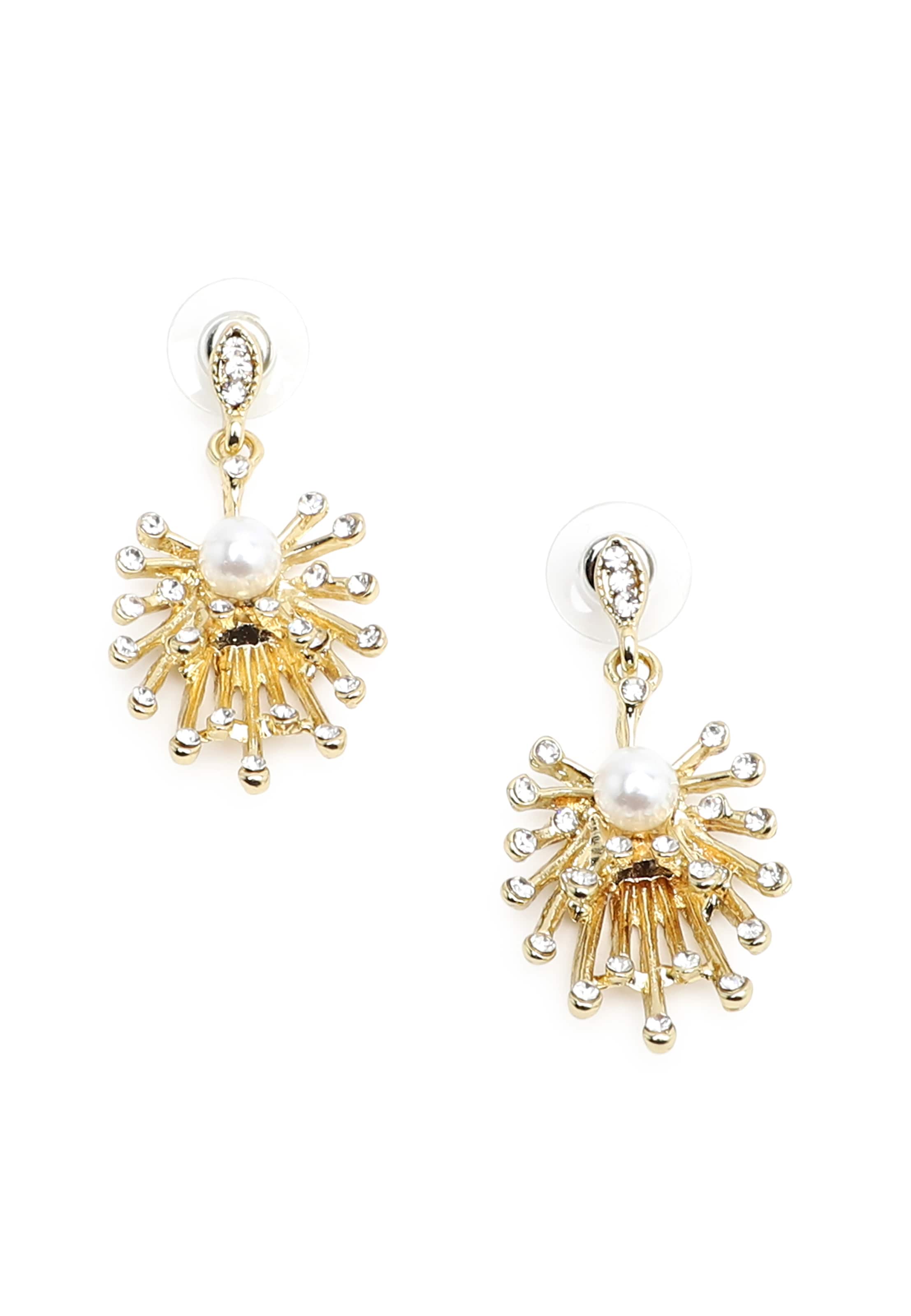 SOHI Náušnice 'Affrika' – zlatá: přední strana