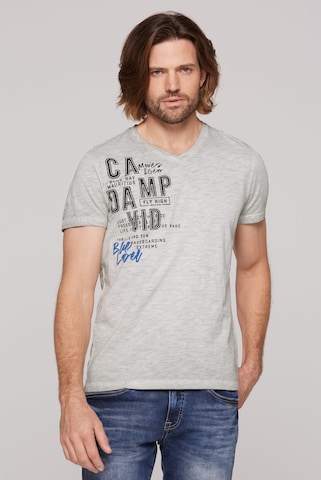 CAMP DAVID Shirt in Grey: front