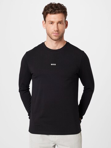 BOSS - Camiseta 'Chark' en negro: frente