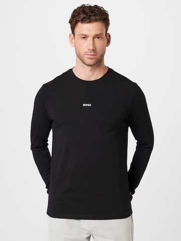 T-Shirt 'Chark' BOSS en noir : devant