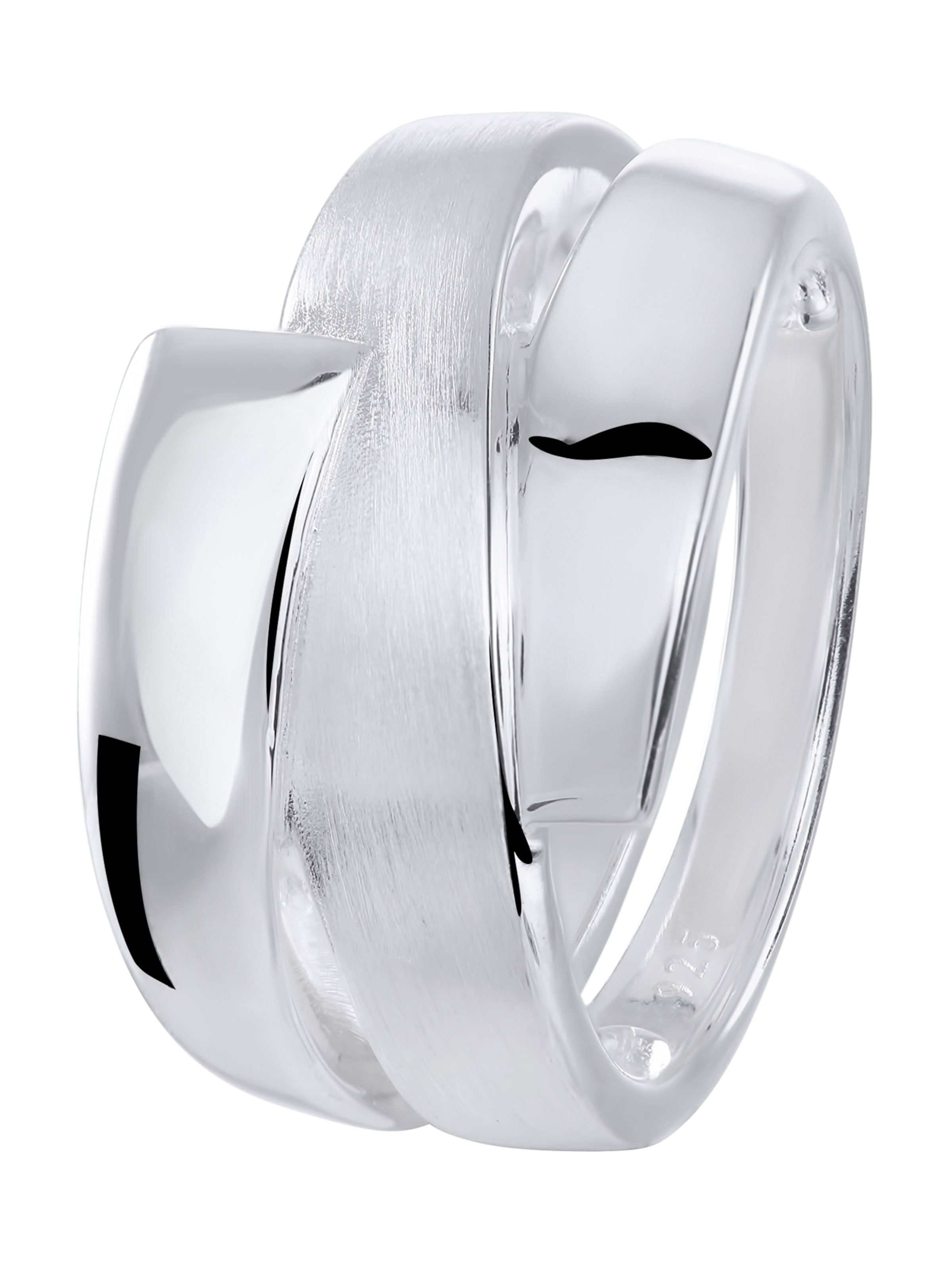 Lucardi Ring in Silber: Vorderseite