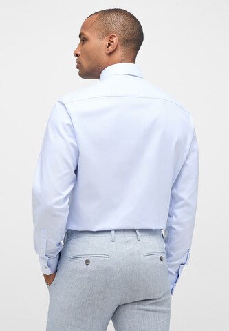 ETERNA Comfort fit Button Up Shirt in Blue