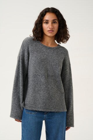 Kaffe Pullover 'KARue' in Grau: Vorderseite