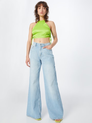 TOMORROW Wide Leg Jeans 'Kersee' i blå