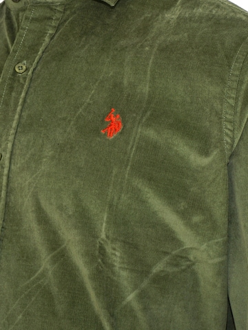 Slim fit Camicia di U.S. POLO ASSN. in verde
