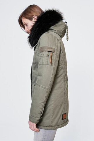 Harlem Soul Between-Seasons Parka in Green