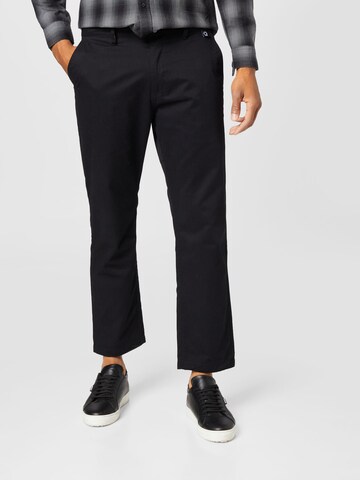 Regular Pantalon Afends en noir : devant