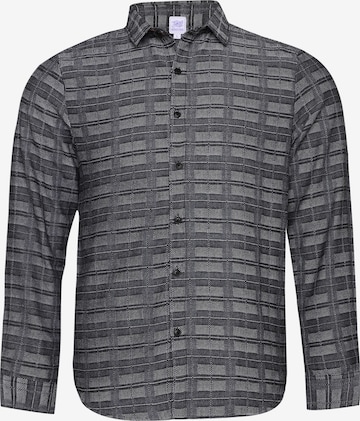 Campus SutraComfort Fit Košulja 'Temple' - siva boja: prednji dio
