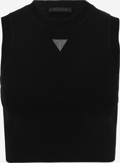 GUESS Knitted top 'Alexia' in Black / Silver, Item view