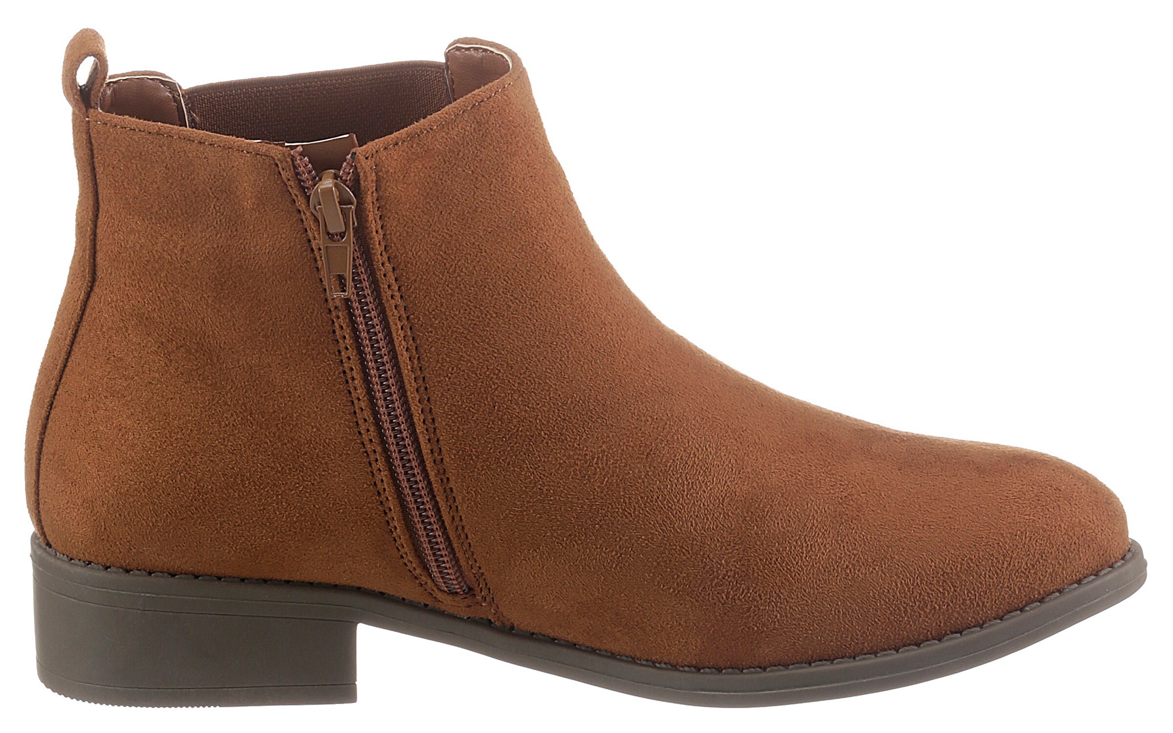 Aniston Chelsea Boots in Brown