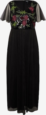 Robe Ulla Popken en noir : devant