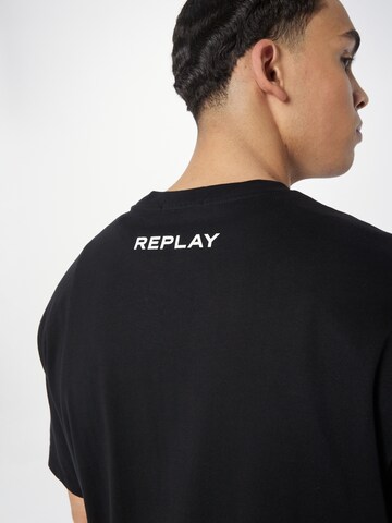 REPLAY Shirt in Zwart