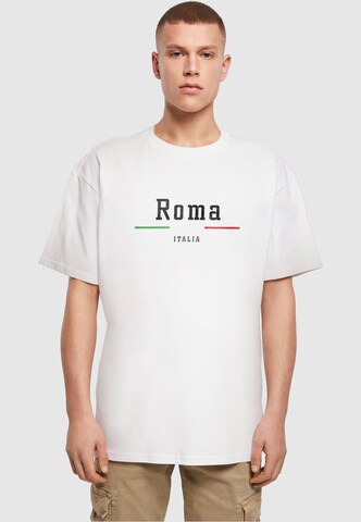 T-Shirt 'Roma' Merchcode en blanc : devant