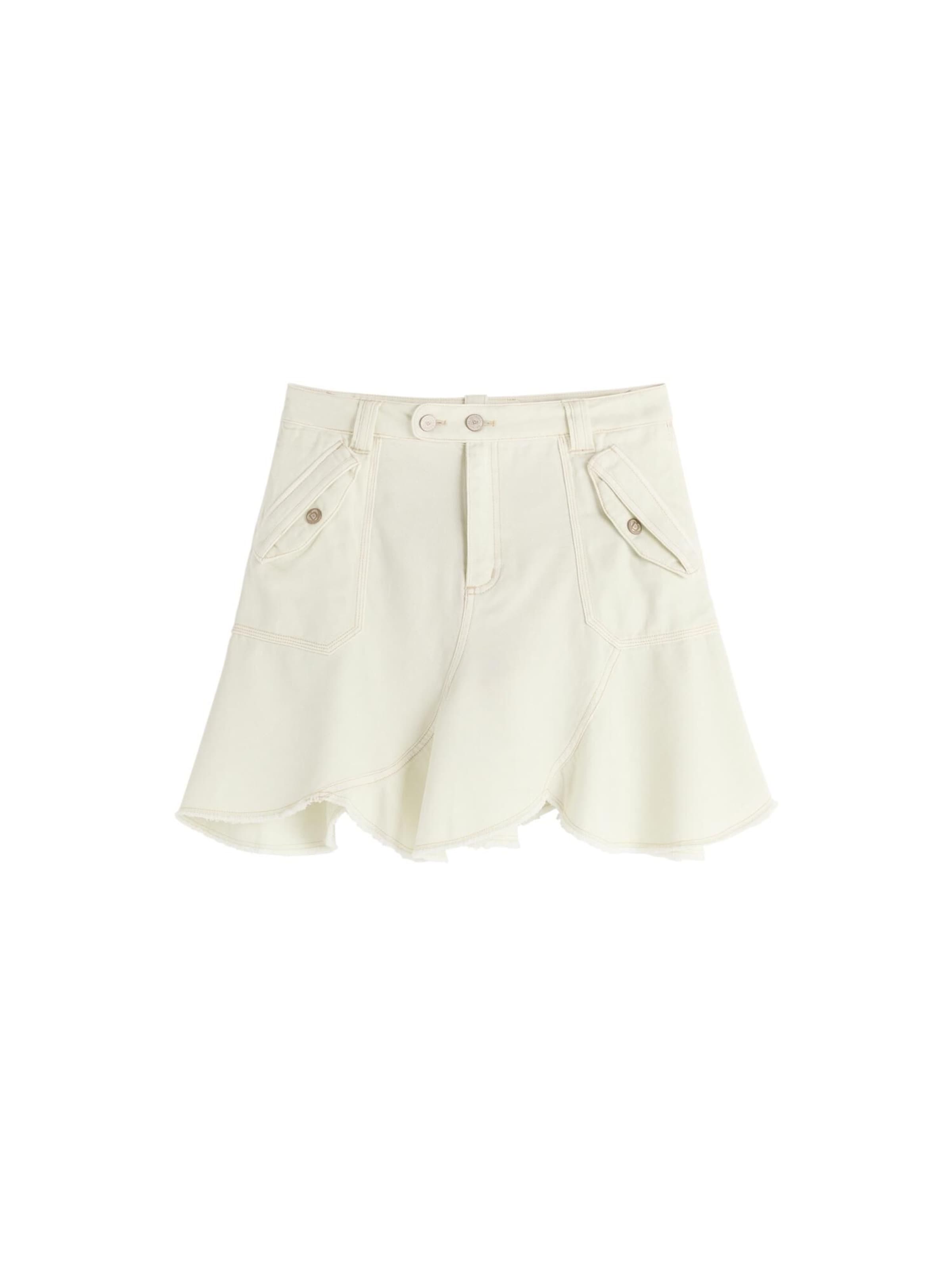 DesigualSuknja - bijela boja: prednji dio